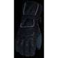 Men's Waterproof Leather/Textile Gauntlet Gloves w/ Gel Palm