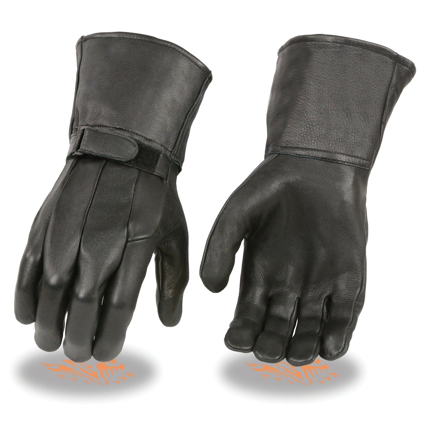 Men's Deerskin Unlined Gauntlet Gloves