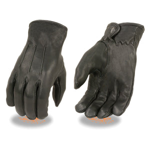 Men's Thermal Lined Deerskin Gloves w/ Snap Wrist