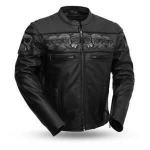 Savage Skulls - Men's Motorcycle Leather Jacket