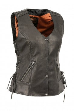 Women's Lightweight Lace to Lace Snap Front Vest