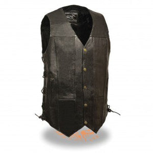 Men's 10 Pocket Side Lace Vest