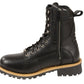 Milwaukee Leather Men's Classic Boots with Side Zip Closure