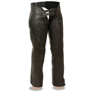 Ladies Chap w/ Reflective Tribal Embroidery