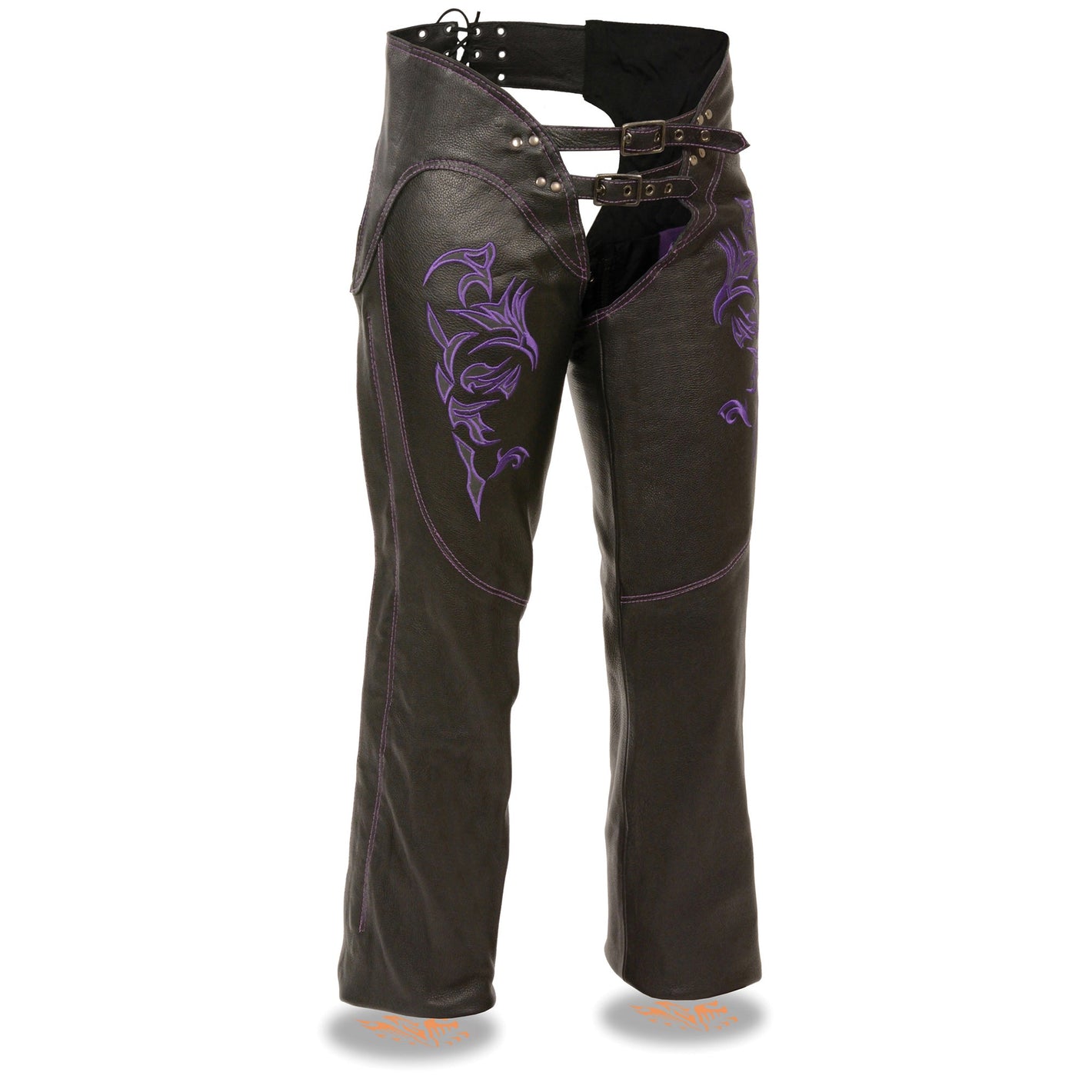 Ladies Chap w/ Reflective Tribal Embroidery