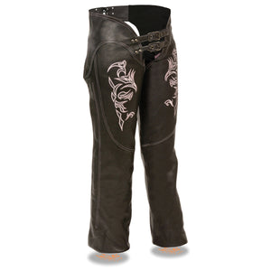 Ladies Chap w/ Reflective Tribal Embroidery