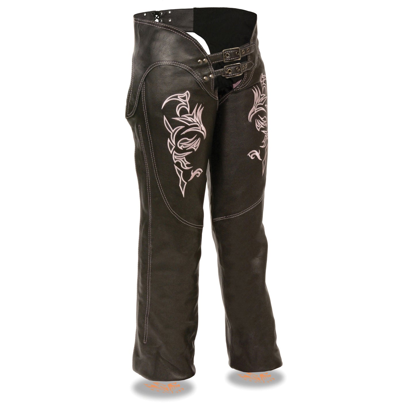 Ladies Chap w/ Reflective Tribal Embroidery