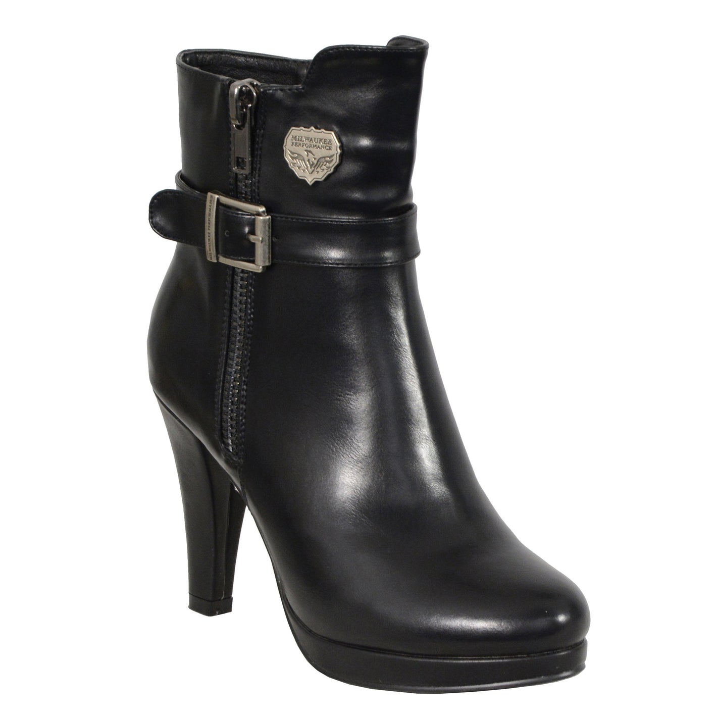 Ladies Side Zipper Entry High Heel Boot