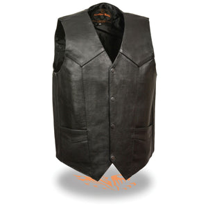 Men's Classic Snap Front Vest w/ Gun Pockets