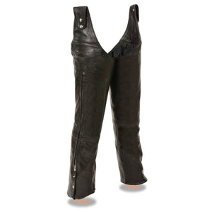 Men's Adjustable Side Snap Beltless Chap
