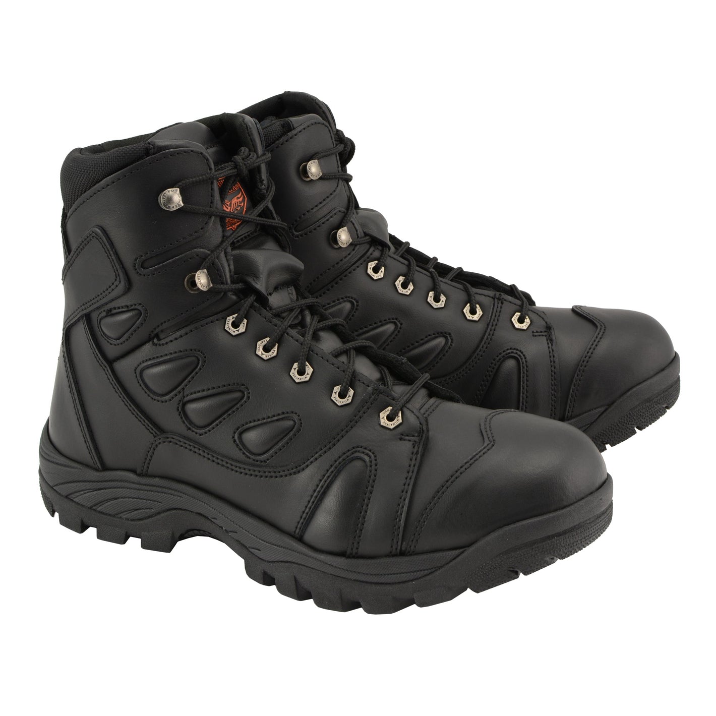 Men's 6" All Leather Tactical Boot w/ Side Zipper