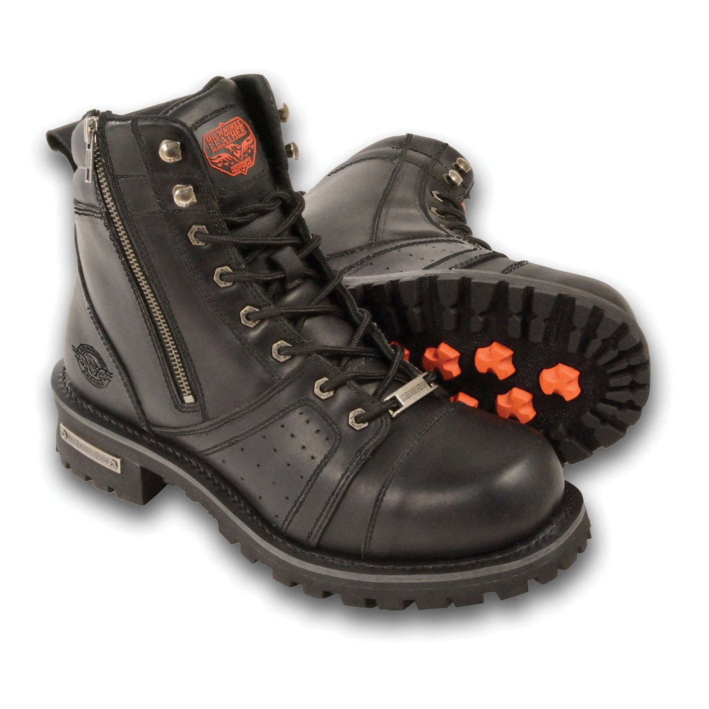 Men's Lace to Toe Boot w/Contrast Stitching