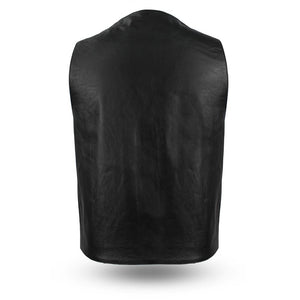 Men's Buffalo Nickel Vest with Dual Side Internal Concealed Gun Pockets