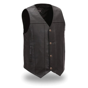 Men's Buffalo Nickel Vest with Dual Side Internal Concealed Gun Pockets
