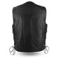 Men's Cabine Side Lace Classic Leather Vest. Fully Lined.