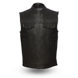 Men's Hotshot Motorcycle Leather Vest
