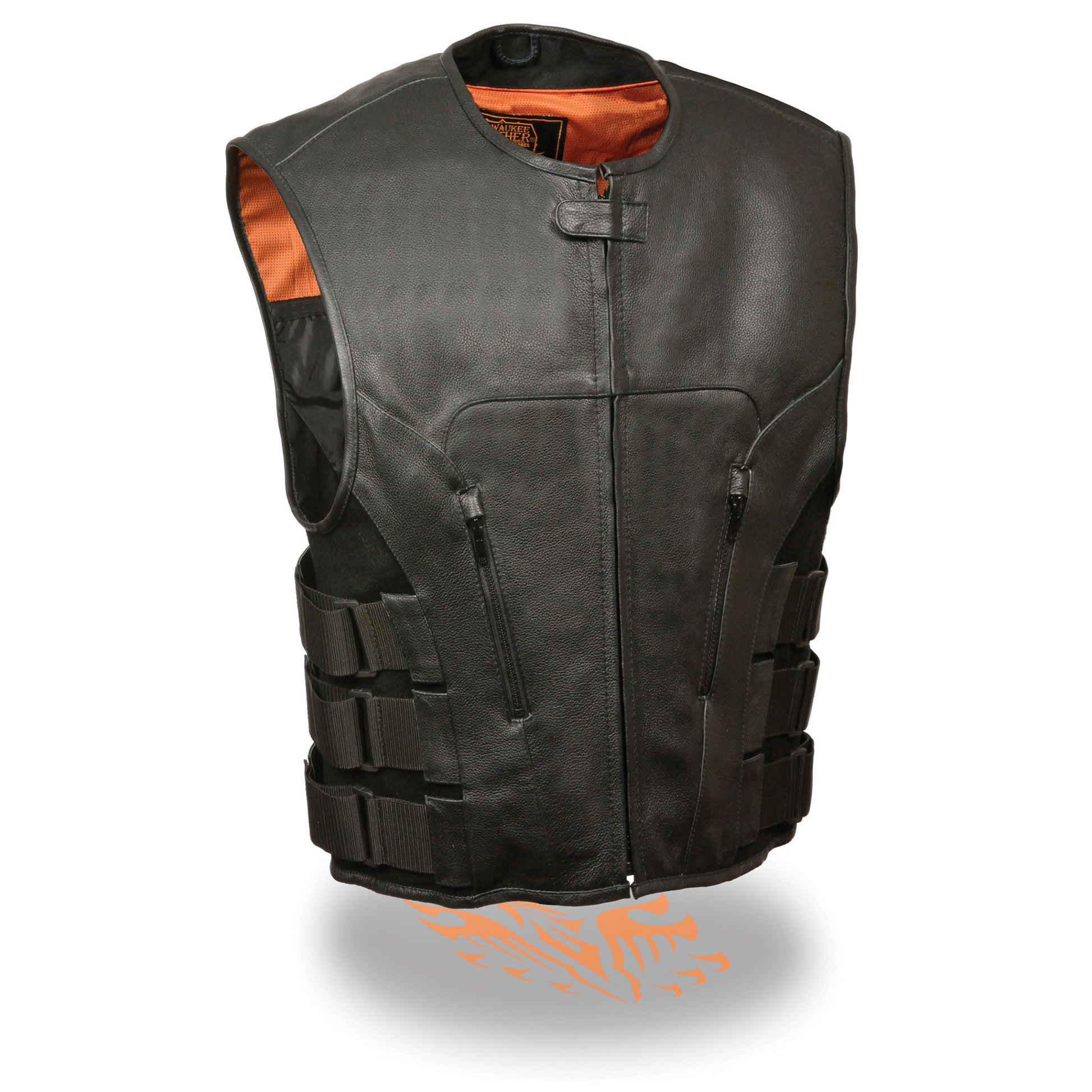 Men's SWAT Style Zipper Front Vest
