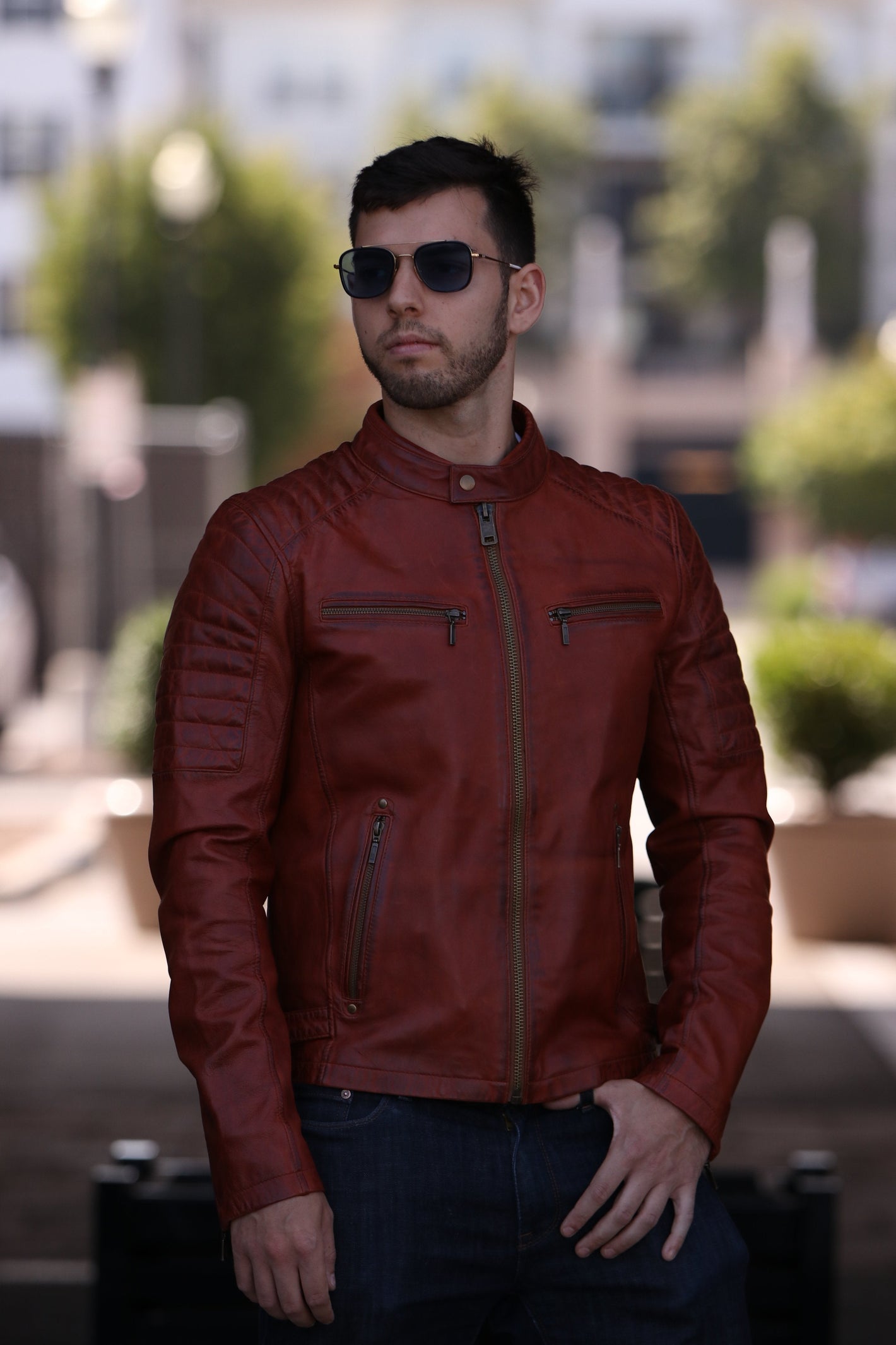 ZACK - MEN'S LEATHER JACKET
