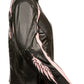 Pink Angel Wings Women Leather Jacke