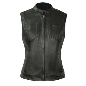 Envy - Women's Motorcycle Leather Vest