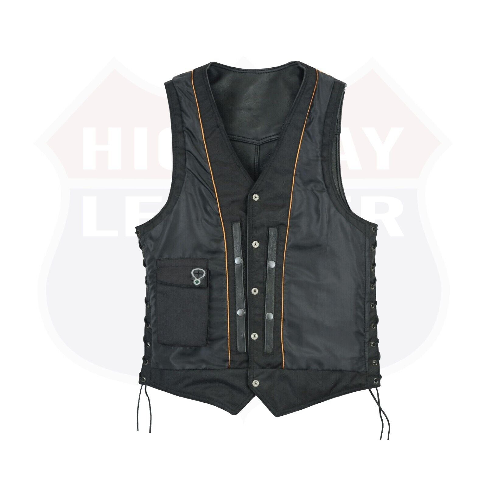 Sew patches on clearance leather vest near me