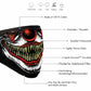 Face Mask 100% Cotton "CLOWN TEETH" Motorcycle facemask for Bikers FMD1016