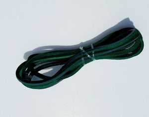 Highway Leather LACE Genuine Leather Strip Cord Braiding String Lacing 64" GREEN