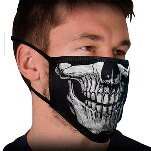 Face Mask 100% Cotton "SKULL FACE' Motorcycle facemask for Bikers FMD1013