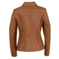 Woman's Zipper Front Scuba Jacket w/ Shirt Collar