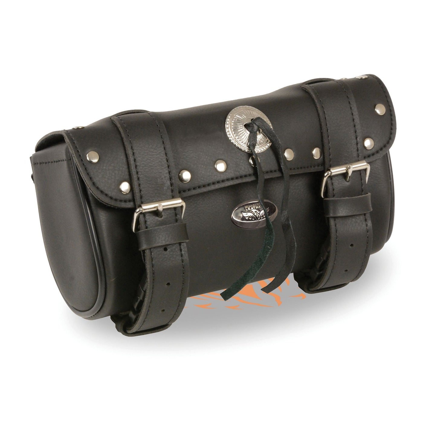 Double Strap Rivet & Concho Tool Bag w/ Quick Release (10X4.5X3.25)