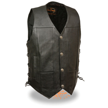 Men's Side Lace Vest w/ Buffalo Snaps