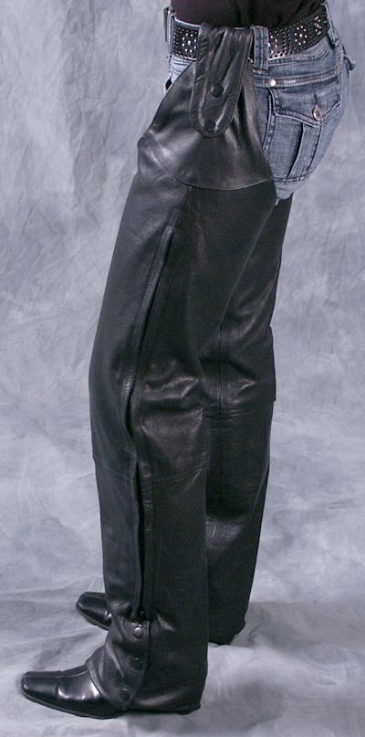Single leg motorcycle leather CHAP