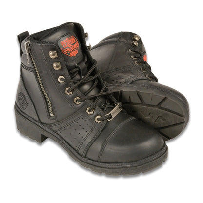 Women's Lace to Toe Boot w/Contrast Stitching